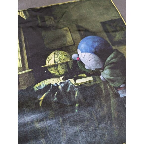 Doraemon meets the Louvre XL Vermeer UT Graphic T-Shirt UNIQLO The Astronomer - Picture 3 of 5